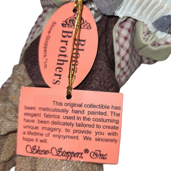 VINTAGE SHOW STOPPERS BLOOZE BROTHERS CLOWN COLLECTIBLE PORCELAIN HAND PAINTED - Picture 14 of 15